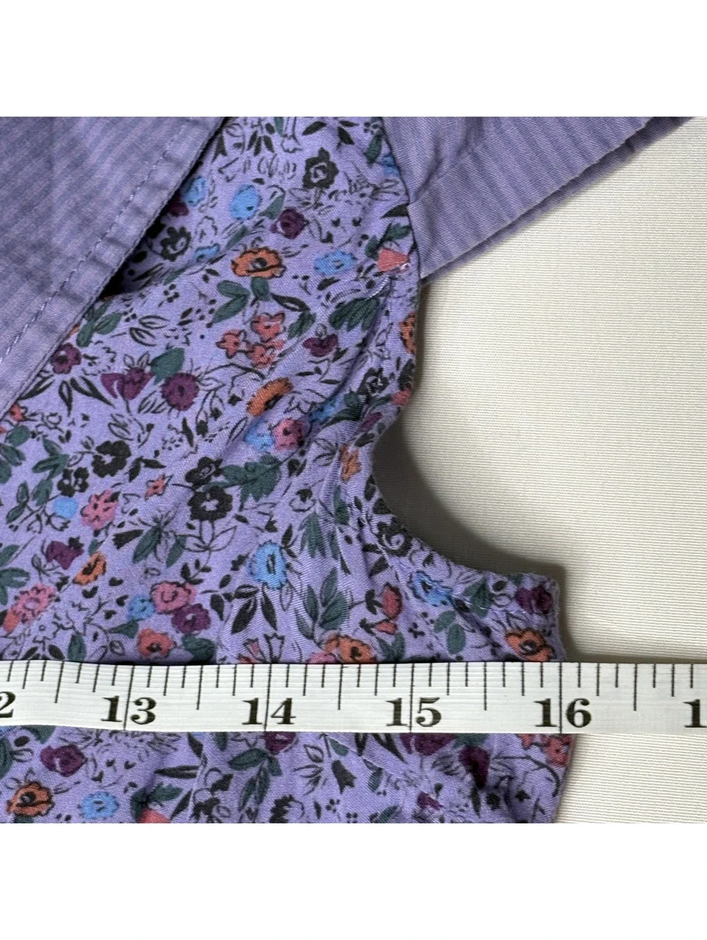Free People Purple Floral Button Down Blouse Top S